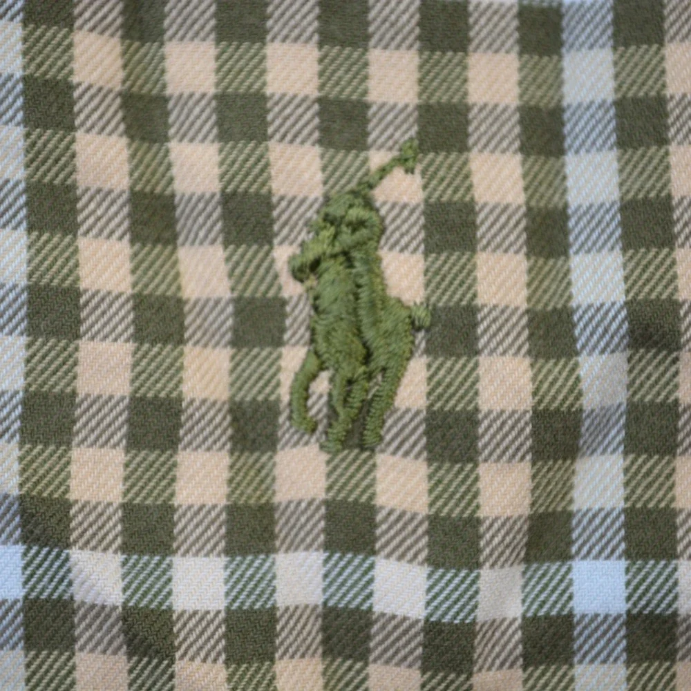 Polo Ralph Lauren Yarmouth Mens Small Plaid Cotton Button Down Pony Shirt